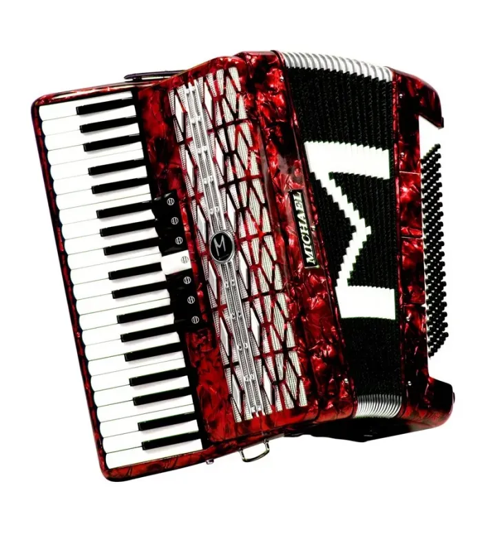 Acordeon Michael 120 Bx Acm12007 7 Registro Vinho Acordeon Michael 120 Bx Acm12007 7 Registro Vinho