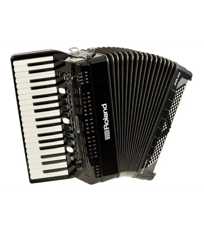 Acordeon Roland Fr-4X-Bk Eletrico 37 Teclas 120Bx Preto Com Bag