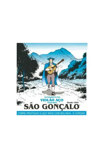 Encordoamento Para Violão Aço 011 São Gonçalo 125